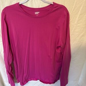 Lands' End Pink Top